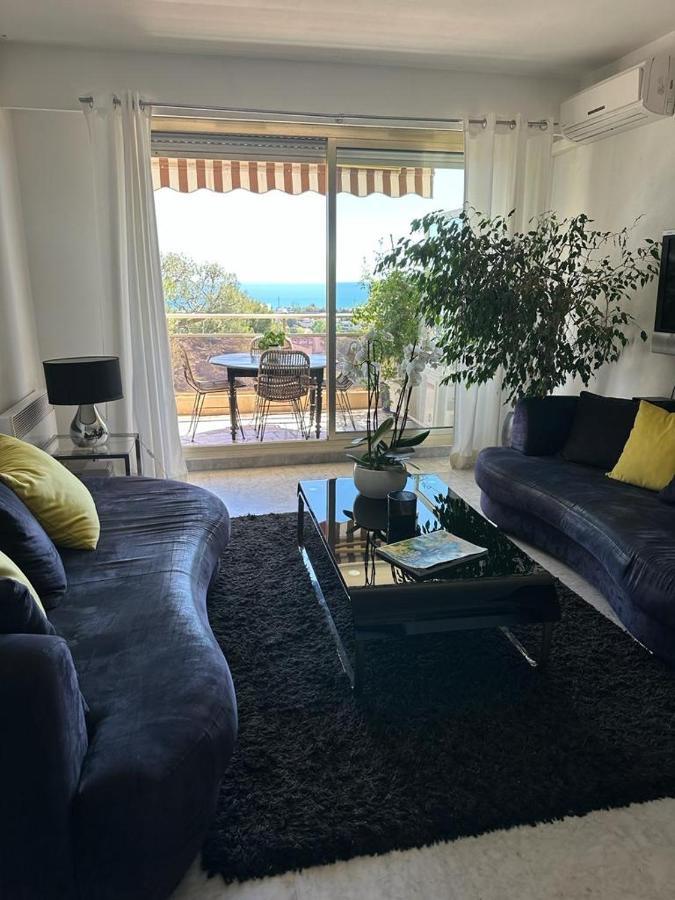 Bel appartement avec vue mer Villeneuve-Loubet Extérieur photo