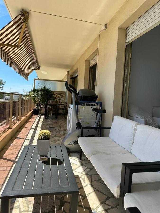 Bel appartement avec vue mer Villeneuve-Loubet Extérieur photo
