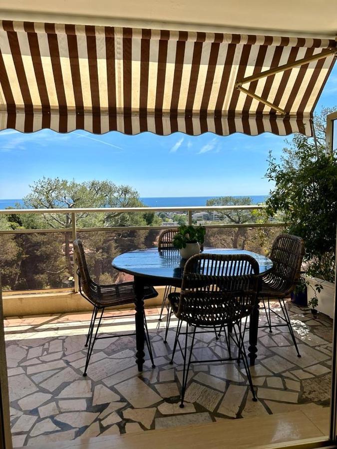 Bel appartement avec vue mer Villeneuve-Loubet Extérieur photo