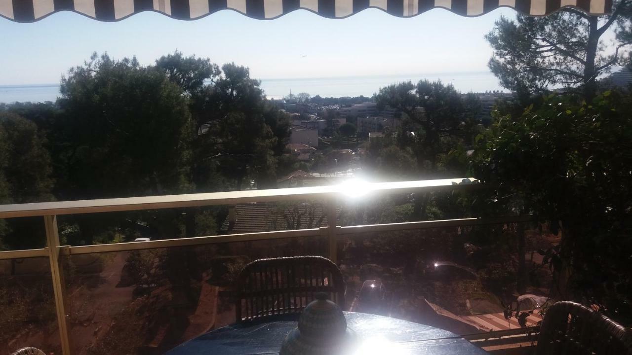 Bel appartement avec vue mer Villeneuve-Loubet Extérieur photo